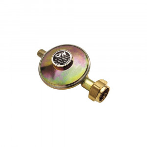 Regulator presiune butelie gaz 50 mbar filet 1/4", pentru propan & butan - Img 1