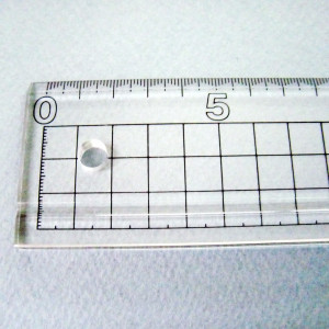 Rigla profesionala 30 cm cu margine din inox NT Cutter CS-301 - Img 5