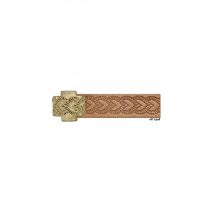 Roata de embosare margini piele Craftool 9,7 mm, model frunza (Leaf) - Tandy Leather 8092-07 - Img 3