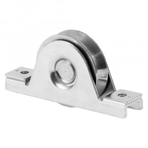 Rola incastrata, cu profil V, pentru porti culisante, otel, 80 mm