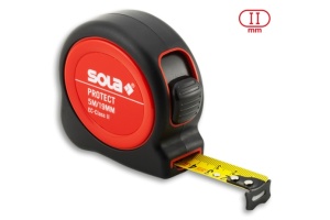 Ruleta 5 m, dublu marcaj, 25 mm, clasa2, SOLA-card SOLA PROTECT PE DS 525 5m