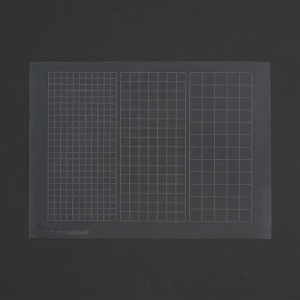Sablon reutilizabil Craftaid, model grila geometrica de stantare 1/4 - 3/8 - 1/2 in (Geometric Stamping Grid) pentru modelaj piele - Tandy Leather 76600-00 - Img 2