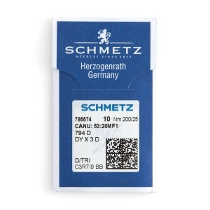 Set 10 ace Schmetz 794 D pentru masini de cusut piele, marime ata 138 - Tandy Leather 3789-61 - Img 5