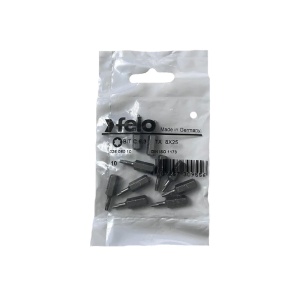 Set 10 biti Felo, seria Industrial profil Torx, C6.3, TX8, 25mm - Img 1