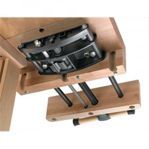 Set 2 garnituri de fălci din piele cu granulație pentru menghina banc de lucru tamplarie Veritas Tools - Img 3