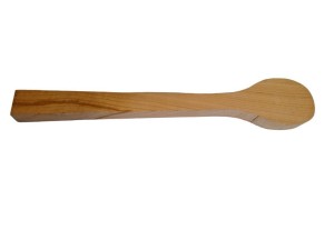 Set 2 linguri si spatula de cioplit din lemn de cires - Img 6