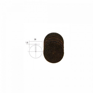 Set 25 discuri debitoare din corindon Proxxon 28821, 38 x 0,7 mm, fara ax - Img 3