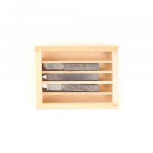 Set 3 cutite pentru filete Proxxon 24552, 10 x 10 x 80 mm, pentru strungul PD 400 - Img 5