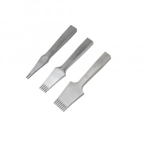 Set 3 dalti pielarie tip frantuzesc normale WUTA de 3mm - Img 1