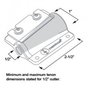 Set 3 freze Veritas Tapered Tenon Cutters 05J6110 – 3/8", 1/2" si 5/8" - Img 4