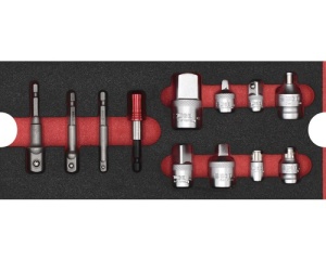 Set adaptoare 12 piese cu insertie pentru sertar