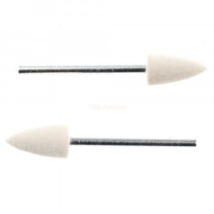 Set biax-uri conice pentru lustruire, din pasla, Proxxon 28801 - Img 2