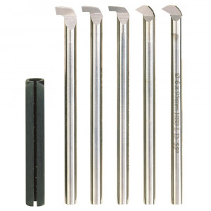 Set cutite pentru filet din HSS Proxxon 24520, 5 cutite, ax 6 mm, pentru PD 250/E si PD 400 - Img 2
