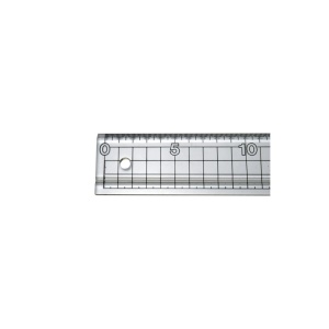 Set Cutter / cutit utilitar metalic mic NT Cutter - 9mm + 10 lame de schimb + rigla 30 cm - Img 8