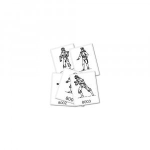 Set de 5 figurine metalice ofiter si marinari pentru navomodele / hobby, 22mm, Amati Italia