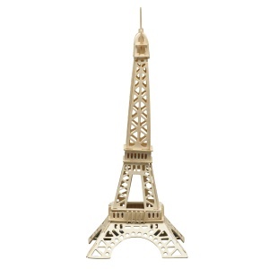 Set de construcție din lemn "Turnul Eiffel" debitat cu laser Pebaro