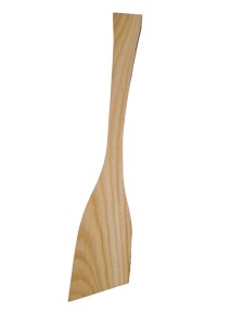 Set lingura subtire si spatula de cioplit din lemn de cires - Img 2