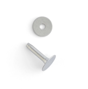 Set nituri cu saibe finisaj aluminiu pentru pielarie Tandy Leather, 13 mm