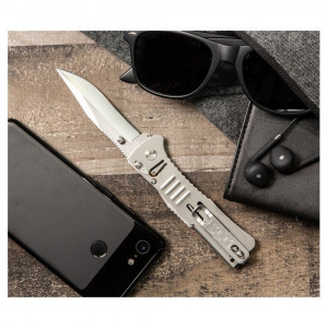 SJ31-CP Briceag SlimJim Clip Point Satin, SOG - Img 10