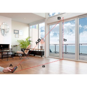 SKIL 1930 AA Telemetru cu laser, 5 moduri masurare, accu Li-Pol, ± 3 mm, 0.3 - 30m - Img 6