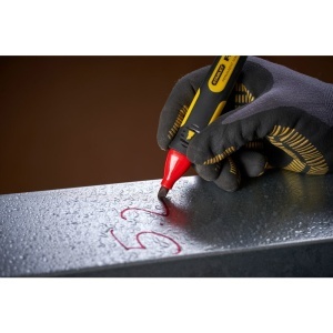 Stanley 0-47-315, Set 3 markere Fatmax, negru, albastru si rosu, permanente cu varf lat - Img 9