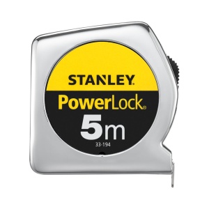 Stanley 1-33-194, ruleta powerlock 5m, tru-zero, strat Mylar®, carcasa ABS, 5m x 19mm - Img 1