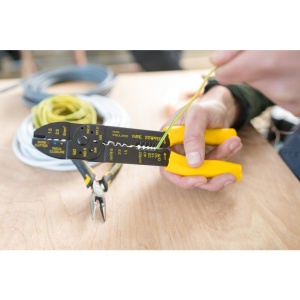 Stanley STHT0-75414, Cleste standard pentru sertizare, fise neizolate si preizolate 1.5-6mm, cutite sarma 0.75-6mm, lungime 220mm - Img 4