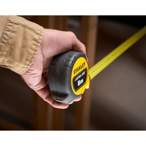 Stanley STHT37232-0, Ruleta 8m CONTROL-LOCK™, BladeArmor®, protectie din cauciuc, frana de deget, magnet detasabil, rupere la 3.5m, tru-zero, 8m x 25mm - Img 11