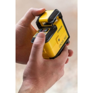 Stanley STHT77640-1, nivela laser cross 360 grade, cu linie in cruce, lumina rosie, prindere trepied, Quicklink, raza actiune 20m, include 4 baterii AA, trepied si husa - Img 7