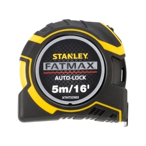 Stanley XTHT0-33503, ruleta autolock fatmax 5m, Mylar®, BladeArmor, magnet fix, 5m/16Inch x 32mm + un carlig detasabil, blister - Img 1