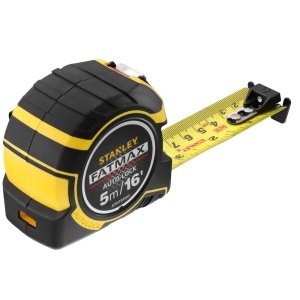 Stanley XTHT0-33503, ruleta autolock fatmax 5m, Mylar®, BladeArmor, magnet fix, 5m/16Inch x 32mm + un carlig detasabil, blister - Img 3