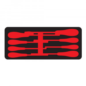 Suport MOB IUS OSC pentru 8 surubelnite 2xPH cu maner bimaterial