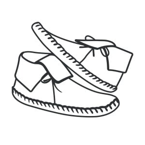 Tipar hartie mocasini Canyon (Canyon Moccasin) - Tandy Leather 56441-00