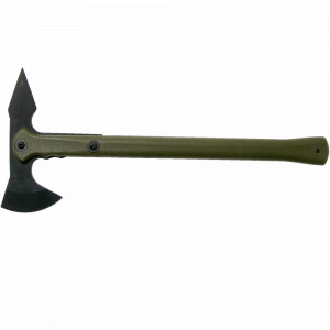 Tomahawk Cold Steel Trench Hawk 1055 Carbon Steel (Black / OD Green / Flat Dark Earth) - Img 14