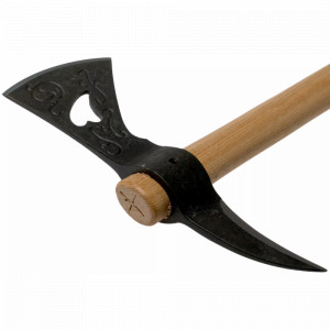 Topor Tomahawk Cold Steel Weeping Heart Hawk CS-90AWH cu cap din otel carbon 1055 - Img 4