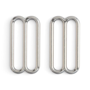 Trecatori (strap slides) nichelate, set 2 buc - Tandy Leather - imagine 3