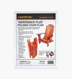 Veritas Plan constructie scaun pliabil Adirondack Plus Folding Chair 05L0540