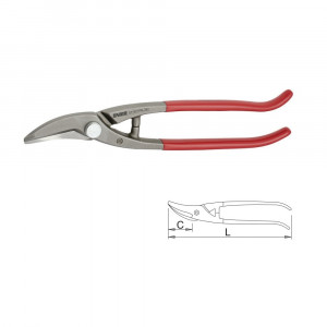 615041 Foarfeca de fasonat tabla, 280 mm, 572R 7PR, Unior - Img 2
