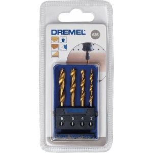 636 Set 4 burghie pentru lemn, Dremel