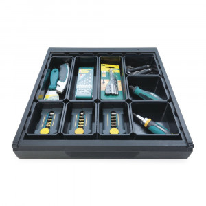 6790000 DSP 10 WSS Organizator sertar "S" si "M" , Wolfcraft - Img 2