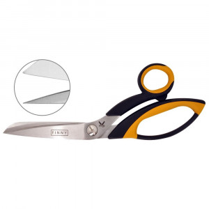 7445 Foarfeca Havy Duty pentru kevlar / fibra de carbon / compozite, dreapta cu ambele falci serate, Kretzer - Img 2