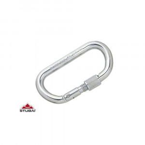982002 Carabina din otel ASYM. OVAL cu surub, Stubai