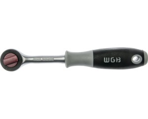 Antrenor cu clichet reversibil WGB 1/4" 140 mm, crom-vanadiu