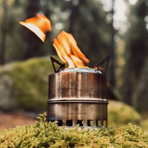 Aragaz pliabil pe lemne Stabilotherm Wood Stove Stack din otel inoxidabil - Img 6