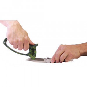Ascutitor pentru cutite Lansky Deluxe Quick Edge Camo cu carbura de tungsten LSTCN-CG - Img 2