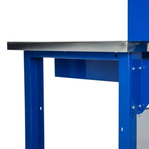 Banc de lucru metalic Werkmeister 2000-36, 2000 mm, 2 sertare cu cheie si panou perforat