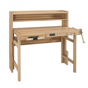Banc de tamplarie pliabil RAMIA Folding din fag, cu 2 menghine