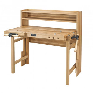Banc de tamplarie pliabil RAMIA Folding din fag, cu 2 menghine - Img 8