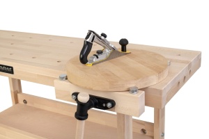 Banc de tamplarie RAMIA Diamond 1500 COMBO din fag, cu dulap si accesorii - Img 6
