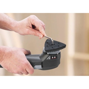 Baza triunghiulara SKIL 2610Z08509, 93 mm pentru slefuitoare delta cu surub inclus - Img 4